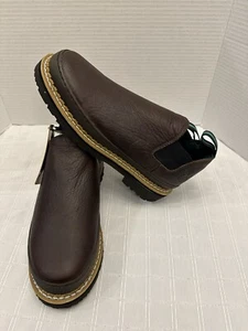 Georgia Giant Boot Romeo Leather Work Shoes Men’s 8 W EU 41 New GR262 - Picture 1 of 13