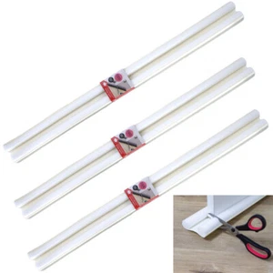 (3,33€/m) 3x Zugluft-Stopper Luftzugstopper Zugluftstopper Türdichtung Türen 1m - Bild 1 von 4