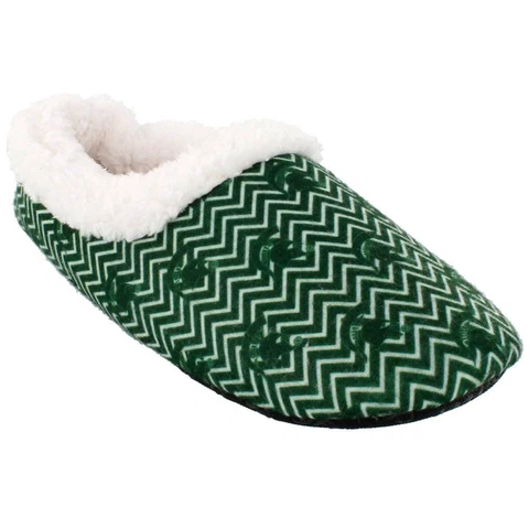 Michigan State Spartans Comfy Feet Chevron Slip On Slippers Cover