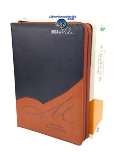 Biblia de Estudio MacArthur,RVR 1960 Letra Grande,Leathersoft, Café, con índice  - Bild 1 von 6