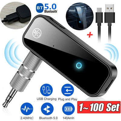 USB Wireless Bluetooth Transmitter Receiver for Car Music Audio Aux Adapter lot - Image 1 of 4