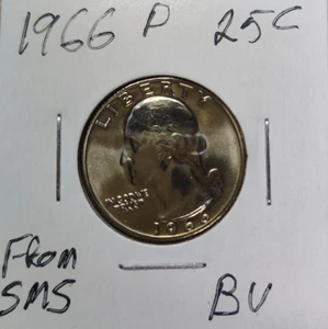 1966 (P) SMS Washington Quarter 25¢ - Special Mint Set - Proof Like - Picture 1 of 2