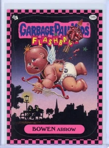 2010 Topps GARBAGE PAIL KIDS Flashback 1 Bowen Arrow Pink Parallel Sticker 58B - Bild 1 von 1