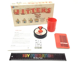 Milton Bradley 1986 JITTERS WORD GAME - Imagen 1 de 9