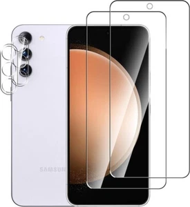 Für Samsung Galaxy S25 Klar Hartglas Displayschutzfolie & Rückseite Kamera Linse - Bild 1 von 12