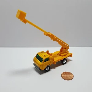 Vintage Tomica Tomy #54 Yellow NISSAN CABALL Yellow Utility Bucket Truck - Japan - Picture 1 of 9