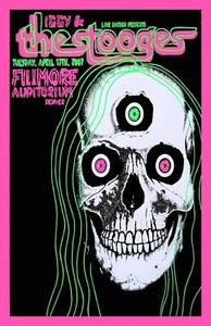 Iggy Pop & The Stooges  2007 Denver Filmore Concert Poster 11 X 17 Framed - Picture 1 of 2