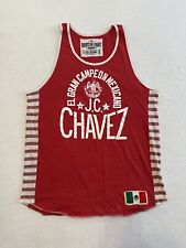 Roots Of Fight Boxing JC Julio Cesar Chavez Mexico Flag Champ Red Tank Size 2XL