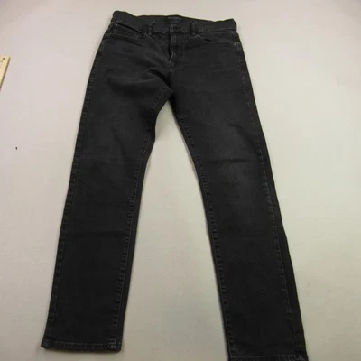 Pantalones de mezclilla Lucky Brand para hombre 32/32 informales negros bolsillo exterior pierna recta Foto 1 de 4
