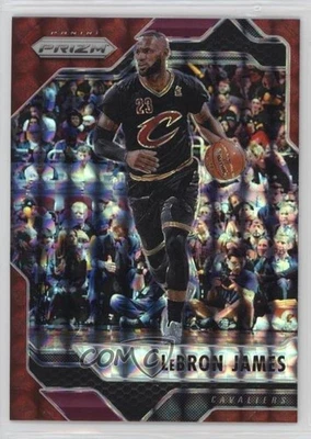 2016-17 Panini Prizm Mosaic Red LeBron James #64 - Image 1 of 2