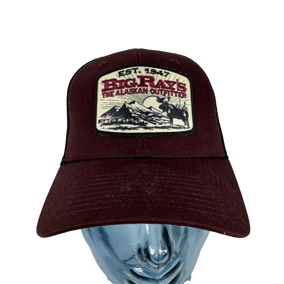 Big Rays The Alaskan Outfitter Zephyr Adjustable Mesh Back Trucker Hat Cap - Image 1 of 4