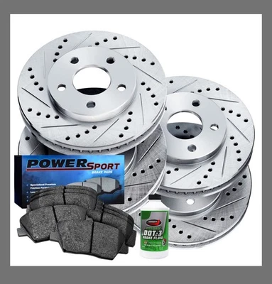 PowerStop K591 制动套件 适用于宝马 318ti 1995 - 1999 前后 — 第 1/4 张图片