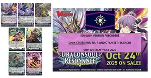 CARDFIGHT VANGUARD DZ-BT10 DARK STATES PLAYSET DRAJEWELED MAGNUS GEODRAHL - Picture 1 of 2