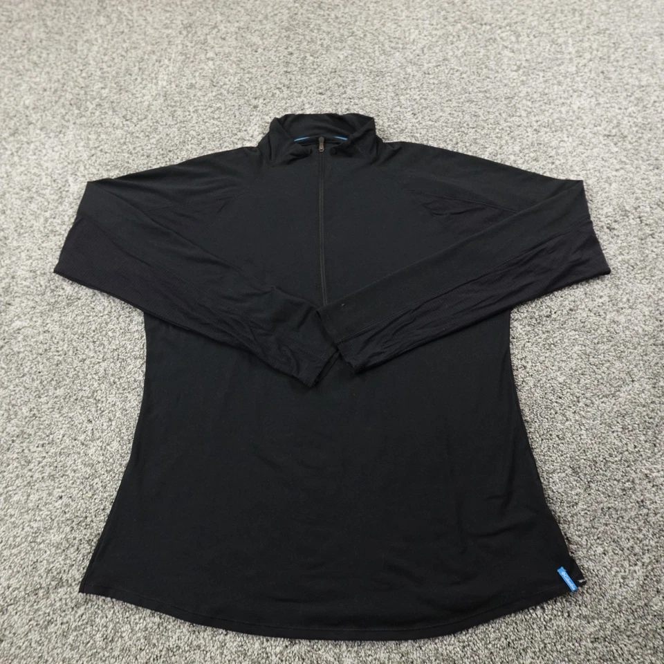 Пуловер женский Columbia XL черный Omni фитиль 1/2 на молнии базовый слой функциональный поход - Изображение 1 из 4