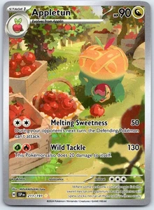 Appletun - 211/191 SV08: Surging Sparks - Illustration Rare NM Holo - Picture 1 of 2