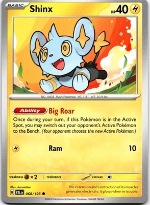 Shinx - Common SV02: Paldea Evolved 068/193 NM Pokemon - Image 1 of 2