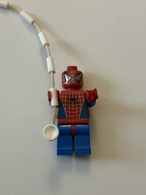 LEGO Spider-Man 1 Minifigure Blue Arms and Legs, Silver Webbing - spd001 