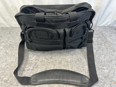 TUMI Alpha Expandable Ballistic Nylon Briefcase Messenger Laptop Bag 204D3 - Image 1 of 4