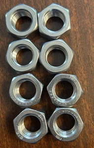 Tuercas hexagonales 3/4-10 acero inoxidable 316 (cantidad 8) - Imagen 1 de 3