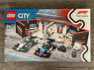 LEGO City F1 Garage & Mercedes-AMG & Alpine Cars (60444) | Brand New - Picture 1 of 12