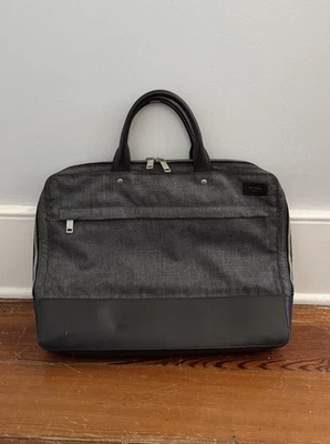 Сумка для ноутбука Jack Spade Warren Street New York Tech Oxford тонкая короткая вересковый серый - Изображение 1 из 4