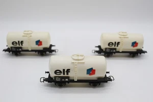 JOUEF - HO - 6303 - 3 WAGONS CITERNE " ELF " - SNCF - ANCIEN - - Picture 1 of 7