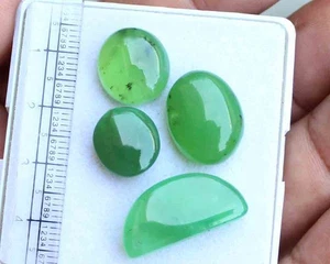 40.60 Ct Chrysoprase Cabochon Loose Gemstone For Jewelry Making Mix 11*22.5 Mm 4 - Picture 1 of 4