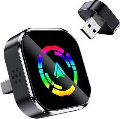 2025 USB Wireless CarPlay Adapter For iPhone Apple Wireless Dongle Plug ＆ Play - Image 1 of 4