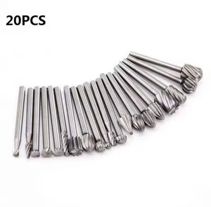 20er Set Fräserbohrer für Dremel und 3mm Mini-Stahlbohrer für Arbeiten - Bild 1 von 5