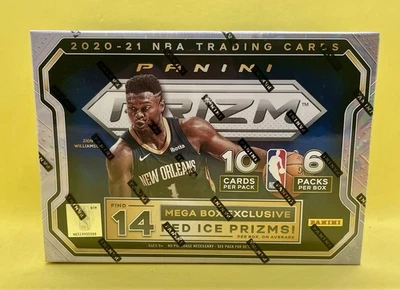2020-21 帕尼尼 Prizm NBA 篮球 Mega Box Target 工厂封装蓝色盒 — 第 1/4 张图片