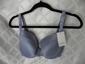 Sujetador Le Mystere Safari 9978 Wedgwood Azul 32G Con Aros Acolchado Gancho Trasero NUEVO - Imagen 1 de 3