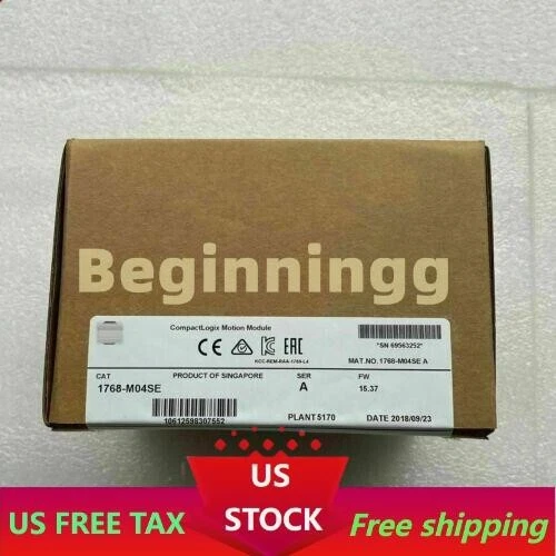 New Factory Sealed AB 1768-M04SE /A CompactLogix 4-Axis Motion Module 1768M04SE - Image 1 of 1
