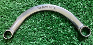SNAP-ON Tools CX1416 SAE 7/16" x 1/2" Half Moon Box Wrench 12 Point - Picture 1 of 6