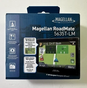 Magellan Roadmate 5635T-LM GPS Navigation Unit, Black 3D Landmarks  - Picture 1 of 9