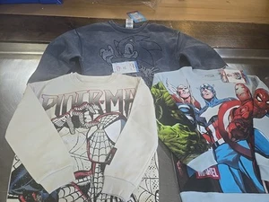 Boy's Marvel & Sonic Crewneck Sweatshirts - Variety of Sizes - Picture 1 of 14
