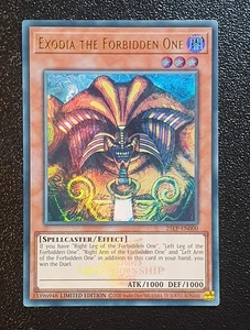 Yugioh 25LP-EN000 Exodia the Forbidden One Emblazoned Ultra Rare MINT - Picture 1 of 7