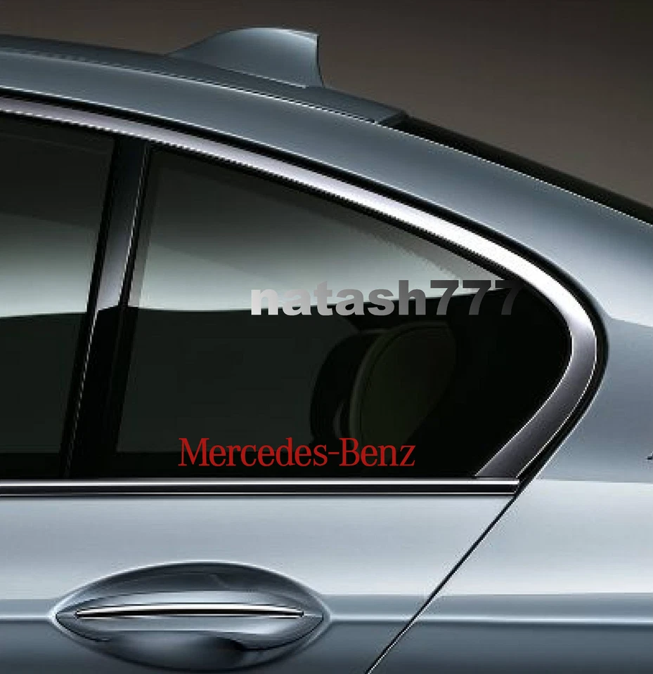 2 - Mercedes Benz Sport Racing Decal sticker emblem logo RED - Image 1 of 1