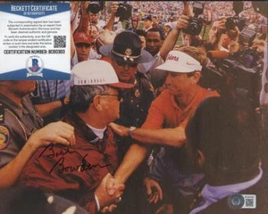 BOBBY BOWDEN FLORIDA STATE SEMINOLES SIGNED 8X10 PHOTO BECKETT BC60393 - Picture 1 of 1