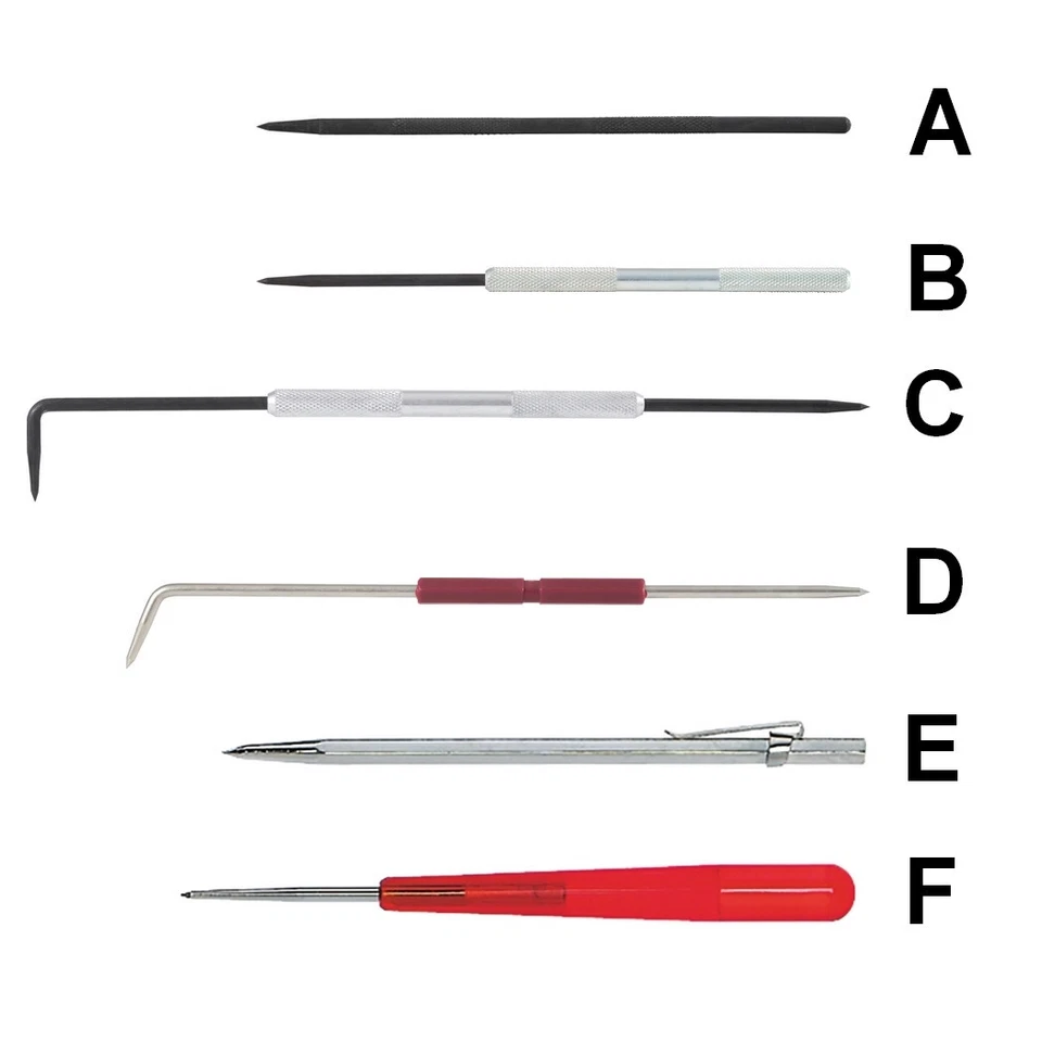 RSW Reissnadel Anreissnadel Auswahl Stahl Chrom Vanadium HM Hartmetall 150 - 250mm