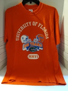 University Of Florida Gators 100 Jahre MMVI. T-Shirt Heavyweight Cotton Large  - Bild 1 von 4