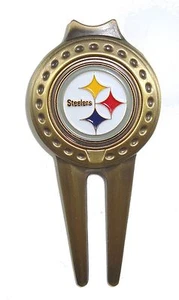 Pittsburgh Steelers Divot Tool with Golf Ball Marker - Picture 1 of 2