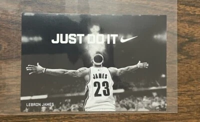 NIKE LeBron James #23 JUST DO IT 20% OFFNIKE FACTORY STORE COUPON COLLECT RARE - Image 1 of 2