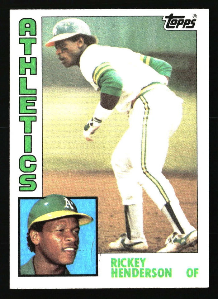 Rickey Henderson Baseball Cards - You Pick - Oakland Athletics - Part 1 - Image 1 of 1