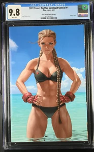 StreetFighter 2022 Swimsuit #1 Ivan Talavera Cammy Day Variant CGC 9.8 w/COA - Bild 1 von 4
