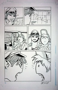 Mecánica cuántica firmada por Jeff Weigel PÁGINA INTERIOR ENTINTADA A MANO 132 Oni Press #JW - Imagen 1 de 2