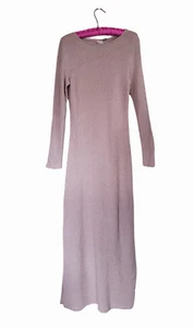 Halston Womens Maxi Dress Small Mauve Pink Bodycon Slinky NYE 70s Party Event - Picture 1 of 9