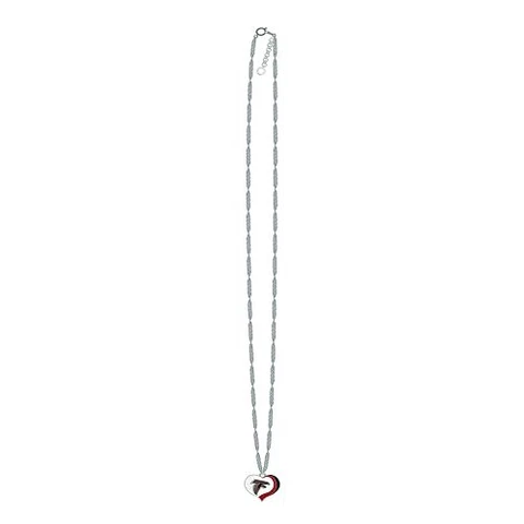 NFL Atlanta Falcons Necklace Glitter Heart Cover
