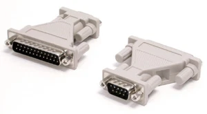 Gender changer DB25M9M 25 male 9 male M/M Adapter Connector Coupler RS-232 - Bild 1 von 3