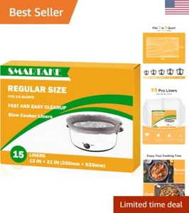 Hassle-Free Slow Cooker Liners - Food Grade - Versatile - Saves Cleaning Time - Picture 1 of 9