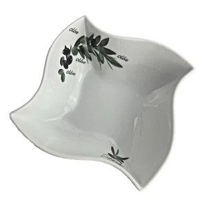 Servizio Olive Ciotola D’Lusso Designs Collezione Olive Porcellana Bianca Immacolata - Foto 1 di 11
